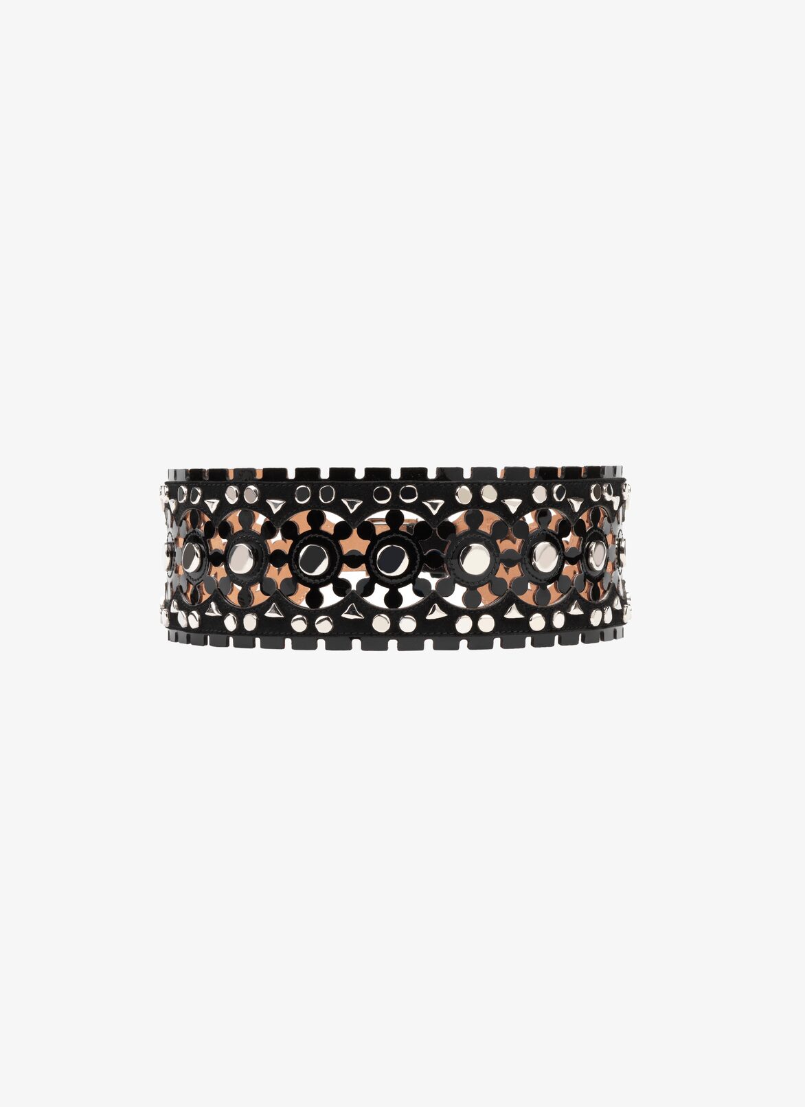 EDITION 2015 OPENWORK LEATHER BELT ALAÏA BLACK EDITION 2015 OPENWORK LEATHER BELT